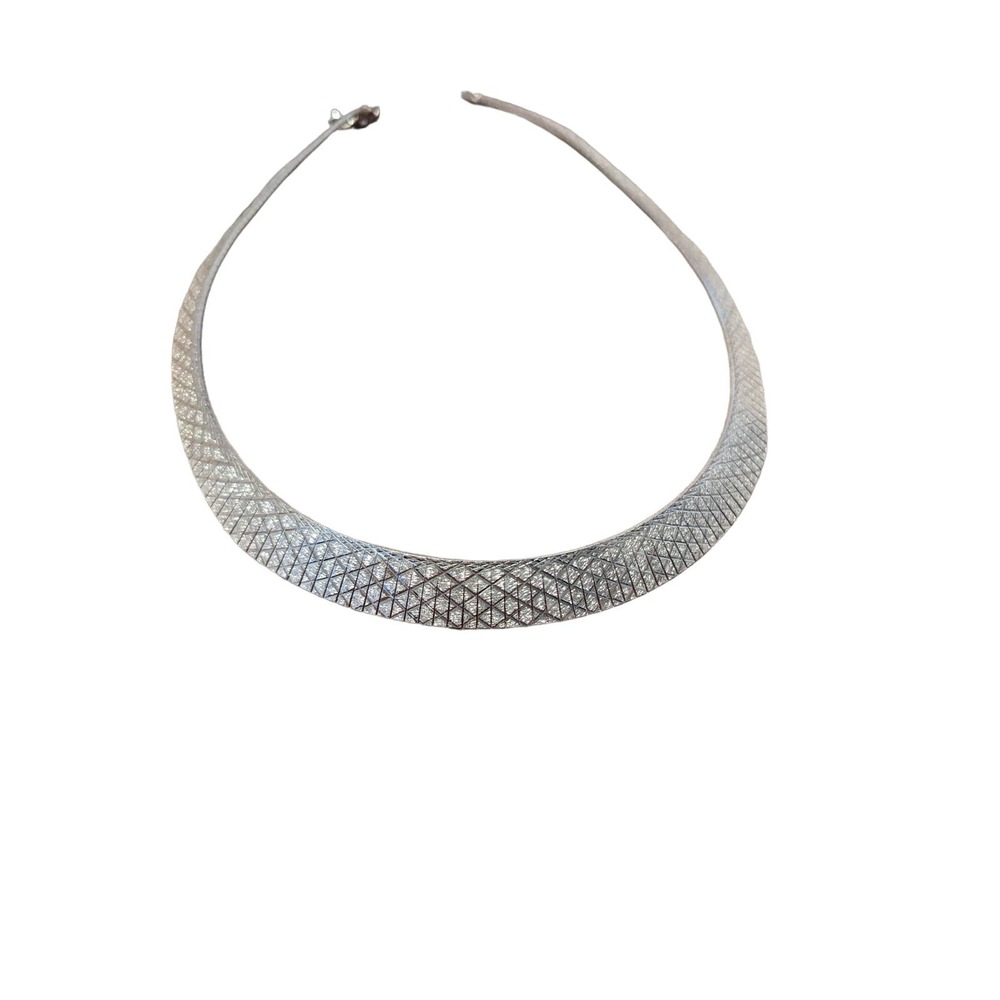 new-Sterling silver  925 slide etched necklace 'Cleo' MSRP 330.00